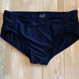Catalina Black Swim Suit Bottoms, Size 1X / 16W, new condition.